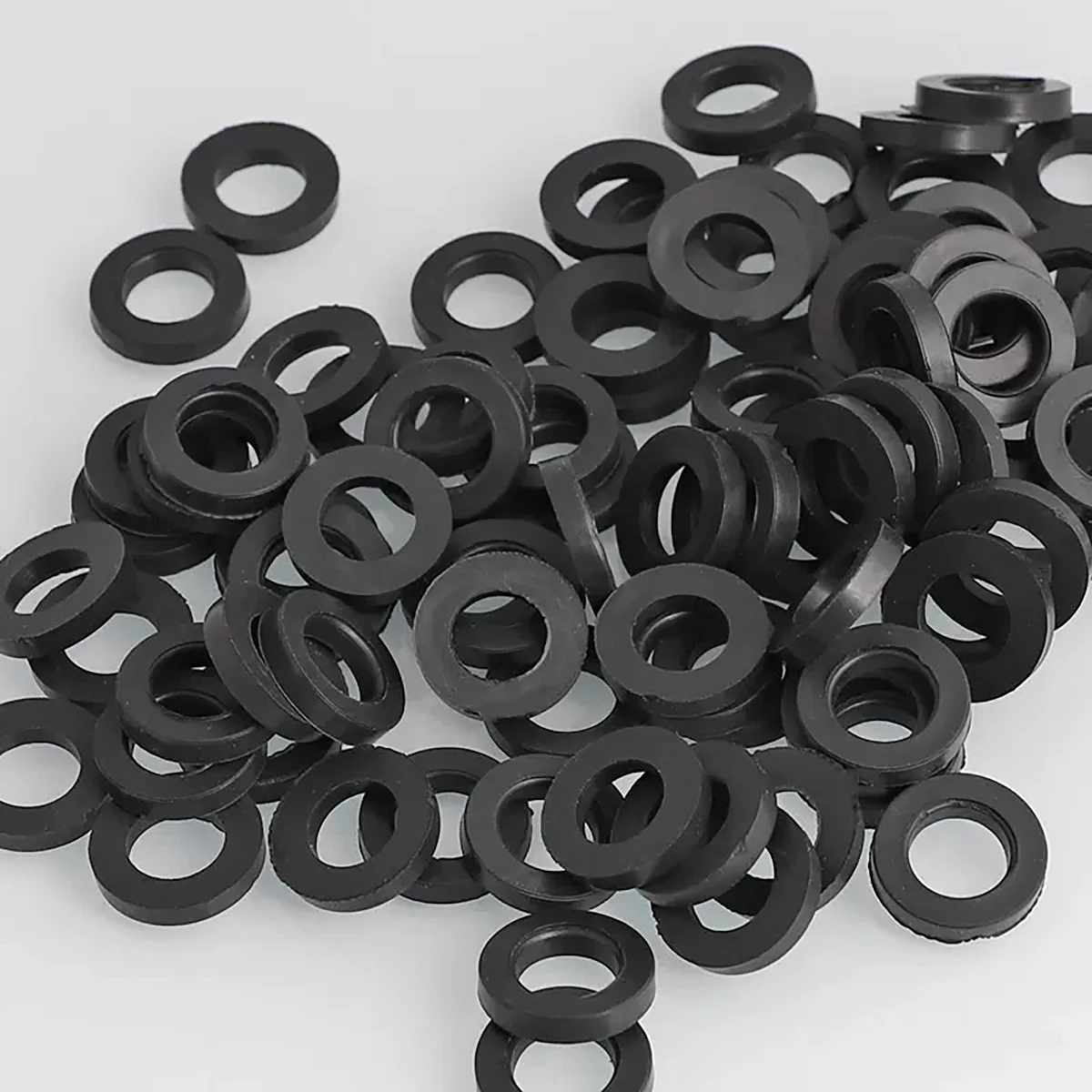 Rubber Waterproof Shock-Absorbing High-Temperature And Oil-Resistant Flat Washers Screws Sealing Rings M1.5M2-M10