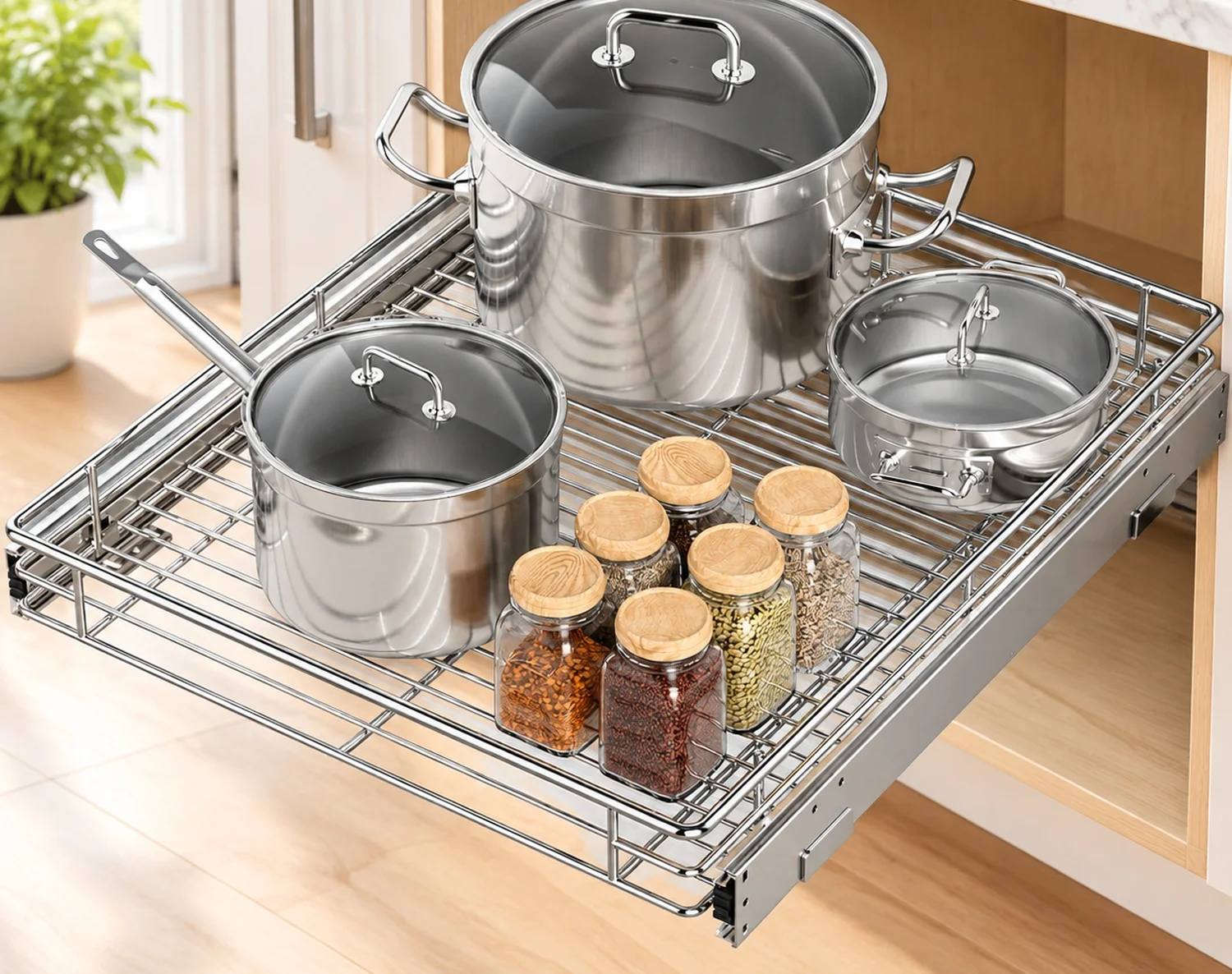 Pull Out Cabinet Organizer,20.8