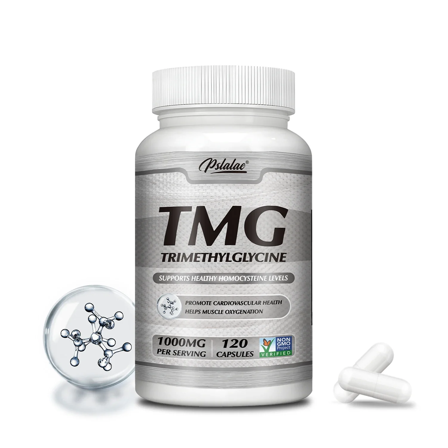 TMG Trimethylglycine - Liver Health, Heart Health, Gluten Free, Non GMO - Betaine Anhydrous