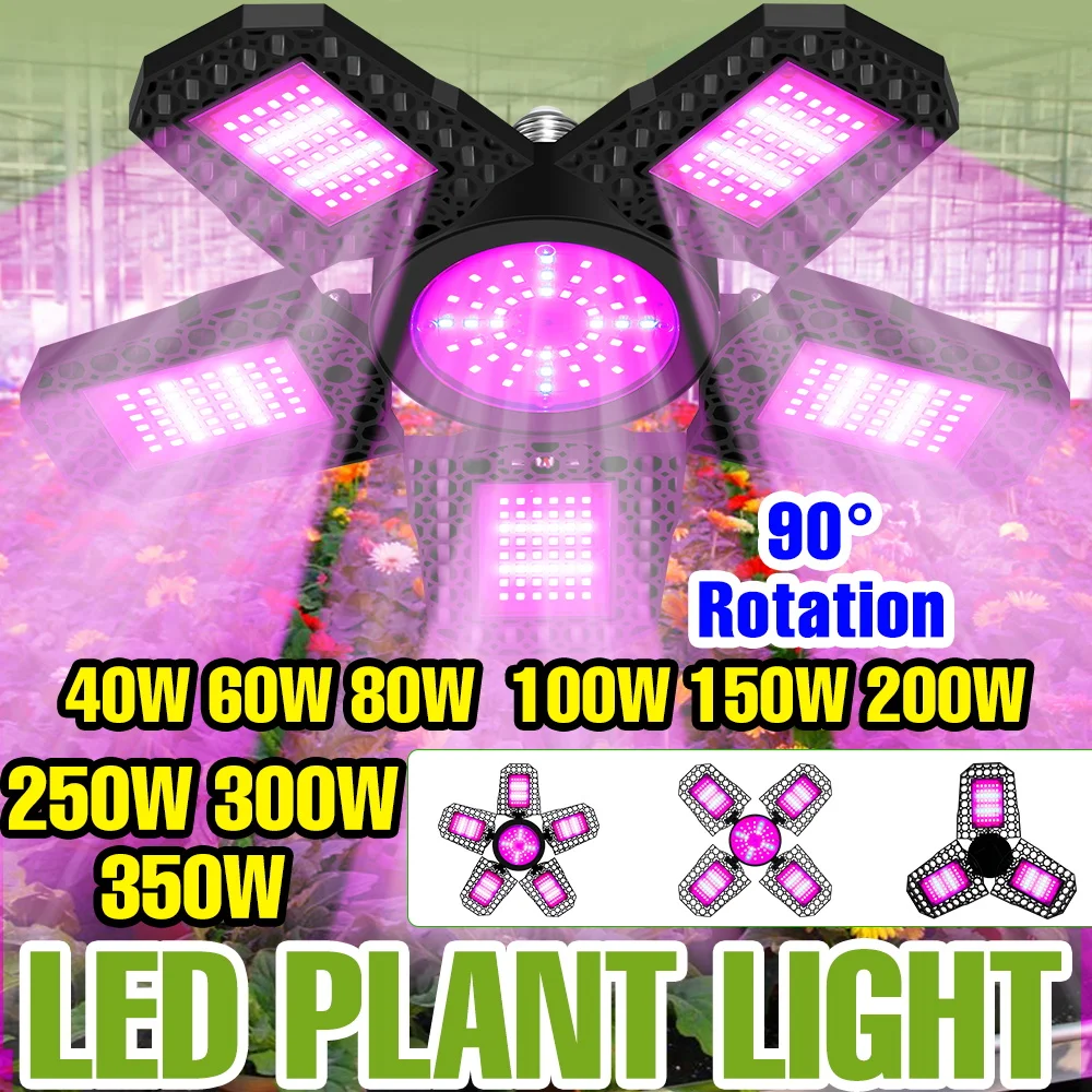 

Светодиодный фитосветильник 350 Вт, 100-277 В, деформируемый, полный спектр, для выращивания растений, лампа для проращивания семян, фруктов, гидропоники, Greenhue