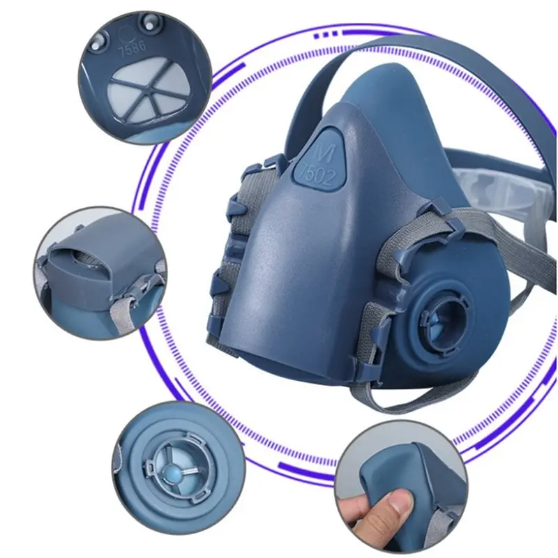[NEW A09R!】 Reusable Respirator Model 7502- Designed For Chemical Handling, Painting, Welding Applications