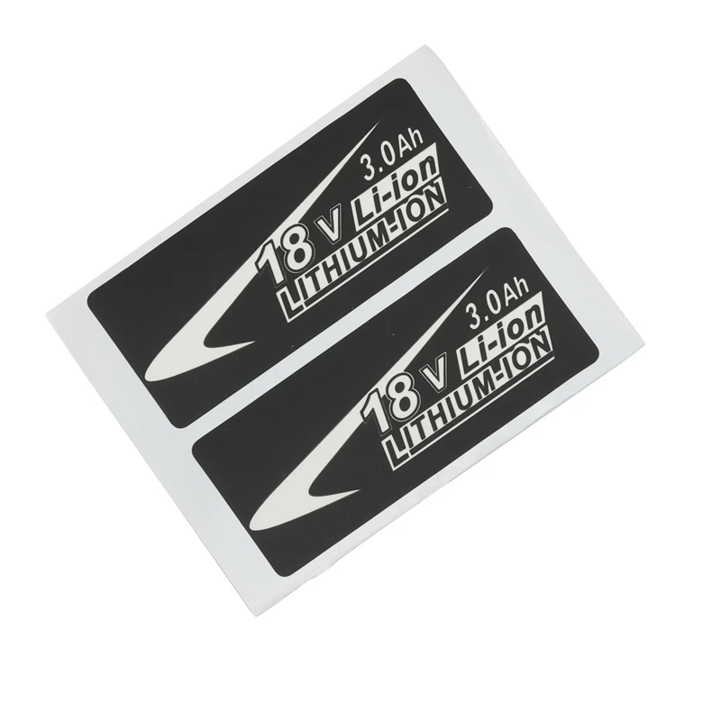 10 Sets Of BL1830 Label Lithium Ion Battery 18V Sticker Label Suitable For Makita 18V Battery Logo