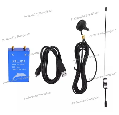 RTL.SDR USB Receiver RTL2832U+R820T2 100KHz-1.7GHz UHF UV HF