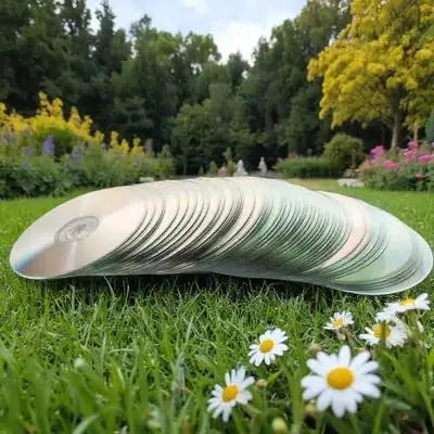 50 قطعة أقراص Cd الزخرفية اليدوية Diy بها بنفسك الإبداعية للأطفال التعليم المبكر آمنة حواف ناعمة عاكسة المواد الحرفية لمتجر المنزل #6