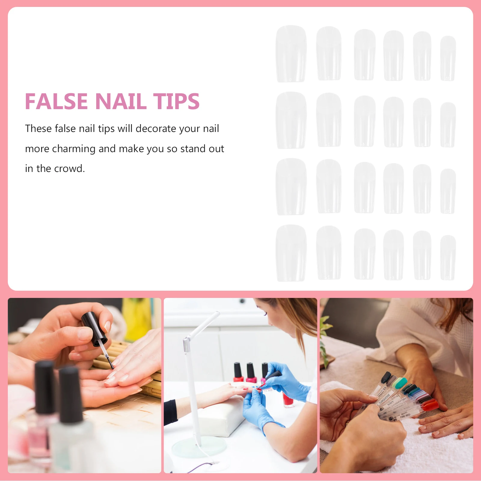 

120pcs Ultra-Thin Fake Nail Tips Full Cover Clear False Nails Press On Transparent Nail Art Decoration Women Halloween Glue On