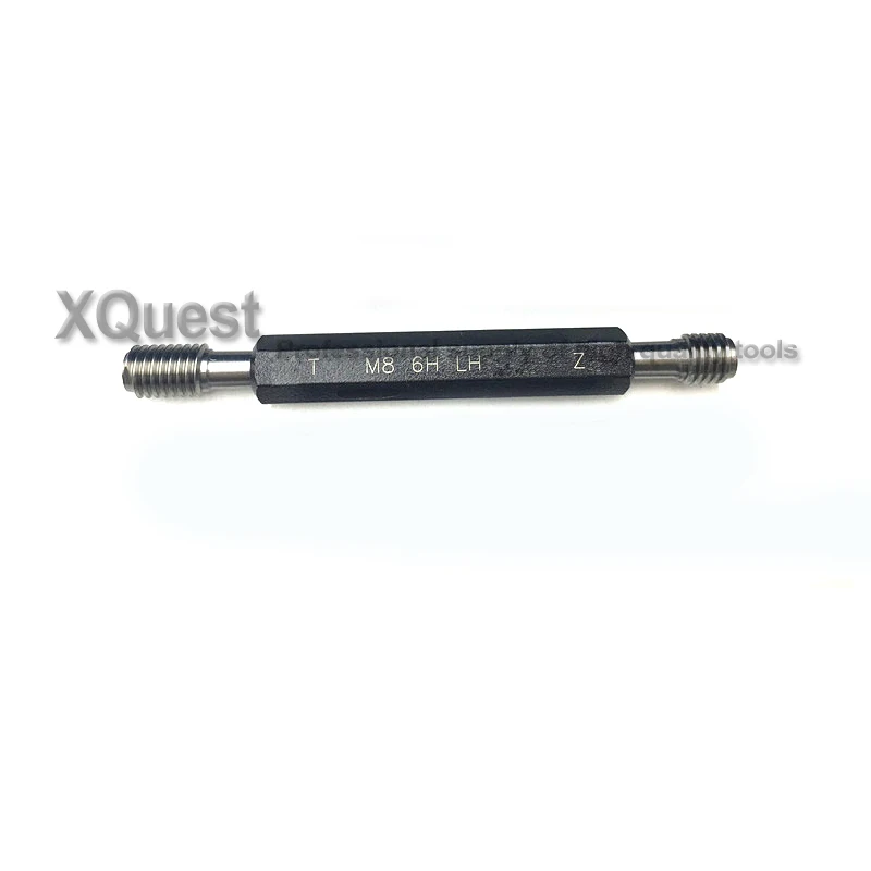 Imagem -03 - Mão Esquerda Medidor de Rosca Métrica Plug lh Fino Thread Plug Gage Calibres m2 M2.5 m3 m4 m5 m6 m8 M10 M12 M14 M16 M18 M20 go Nogo Peças da