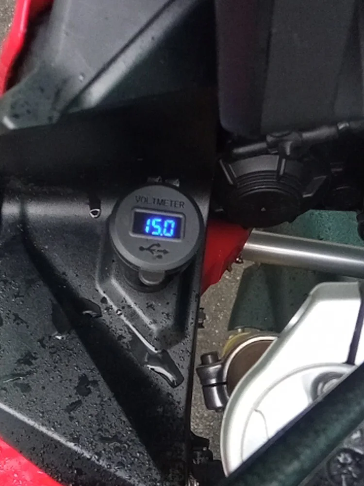 For BMW R1200GS R1250GS F800GS F750GS F850GS Tiger 800 900 For Ducati QC 3.0 Dual USB Charger Plug Socket Power Adapter Type-C image 6