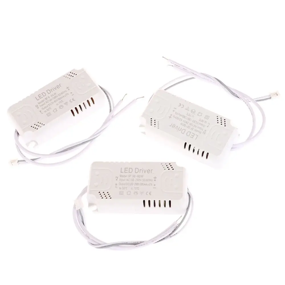 

8-24W 20-36W 30-50W 36-60W 50-70W 60-80W Led Light Driver AC165-265V Rectifier Light Power Adapter Non-Isolating Unit Lighting