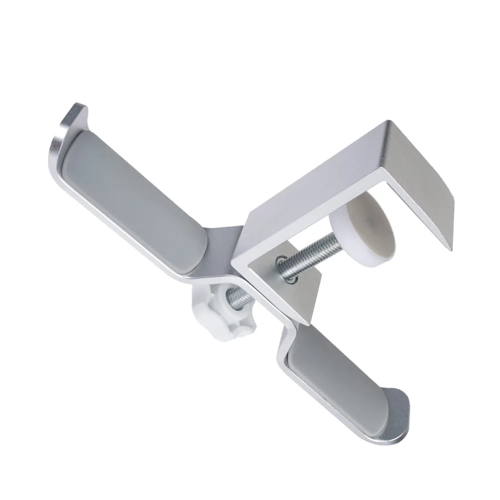 

Adjustable Desk Mount Hook Holder Headset Stand Iron Rack Organizer Storage Hanger Display Stand Space-Saving Easy
