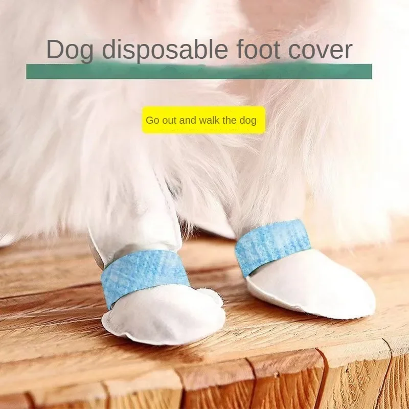 Disposable Anti-Dirty Dog Foot Cover, Anti-Dirty Shoe Cover, Dog Walking Artifact, Puppy Socks, Waterproof Anti-Dirty Slippery