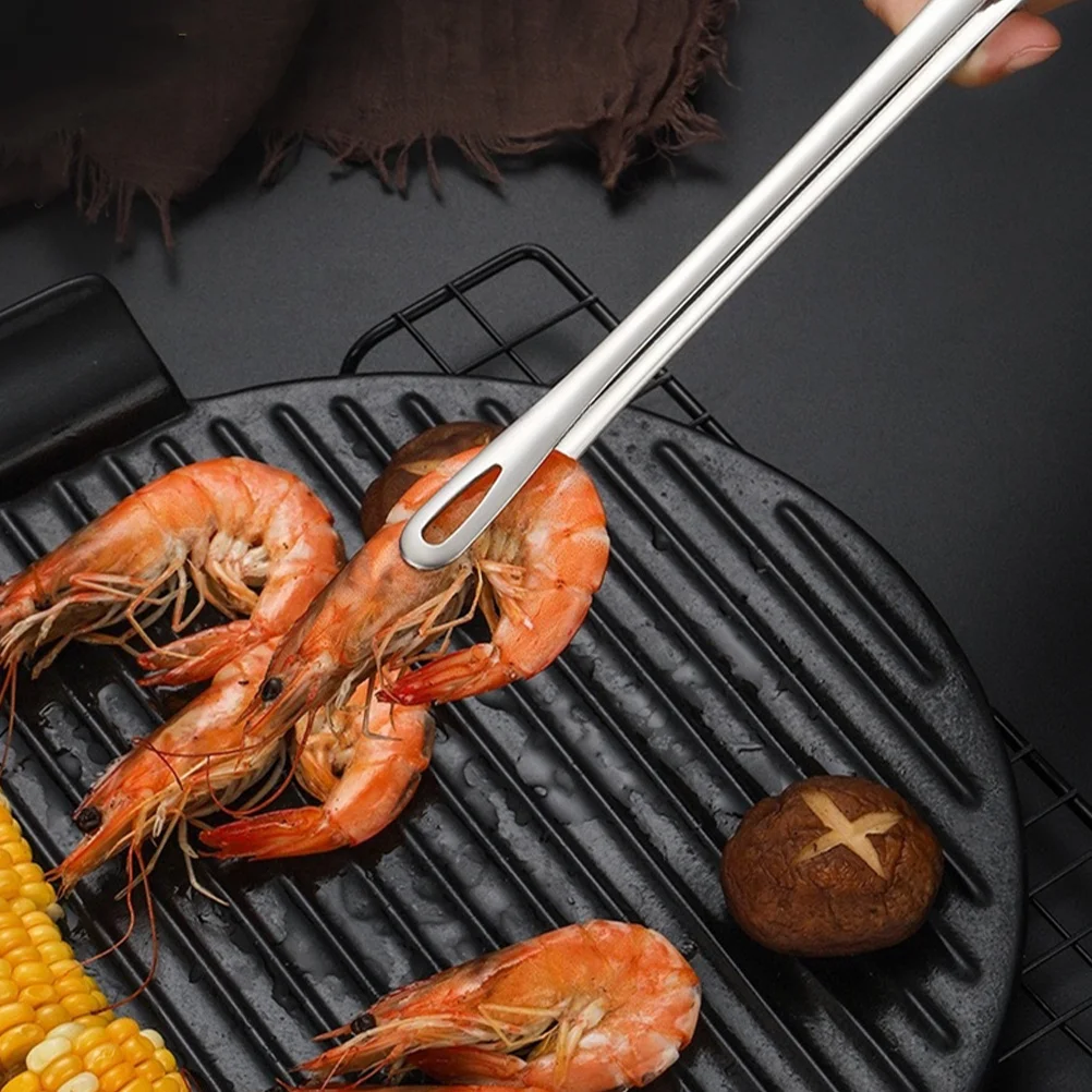

3pcs Stainless Steel Food Tongs Kitchen Clip For Grilling Cooking Barbecue Grill Steak Salad Bakery Buffet Outdoor Tools