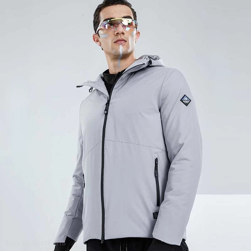 Youpin Supield Aerogel мужская куртка с подогревом с капюшоном, утепленные куртки с USB электрическим подогревом для зимы, теплые пальто, мужская одежда