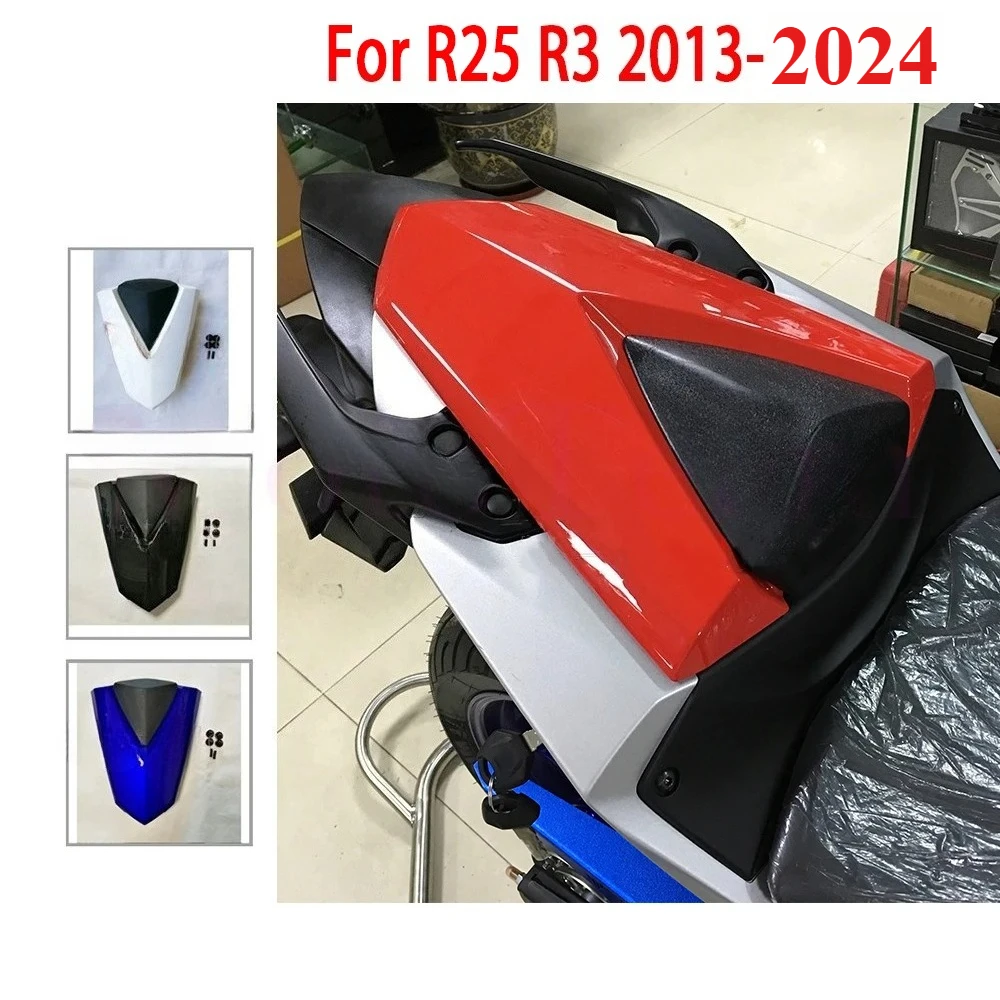 Motorcycle Seat Fairing Cover For Yamaha YZFR25 YZFR3 2013-2024 Motorbike Rear Seat Cover Cowl Solo Fairing Seat Cushion