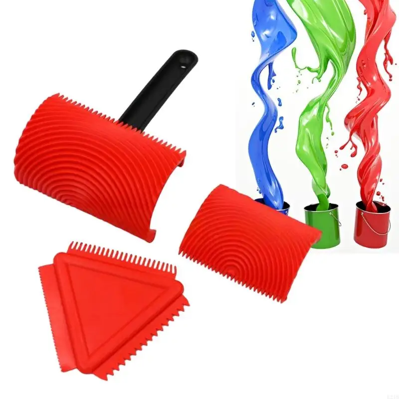 Painting Roller With Grains Finish And Comfortable Grip Handle For Extended Use