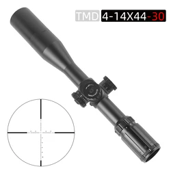 LunetaTMD Optics Tactical Rifle Scope, Caça, Primeiro foco, Lunettes Avião, Scopes Spotting, Visão Colimador Óptico, 4-14x44 FFP,lunetas 4x16x44,luneta ffp,lunetas para caça,lunetas 4x16x44 promoção,rifle scope