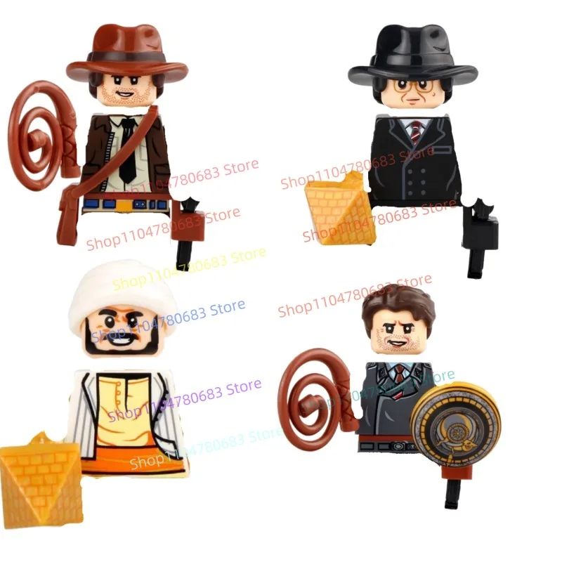 Конструктор MOC: Мини-фигурка в стиле аниме — ковбой в доспехах, сборная модель — коллекционный предмет, игрушка и подарок