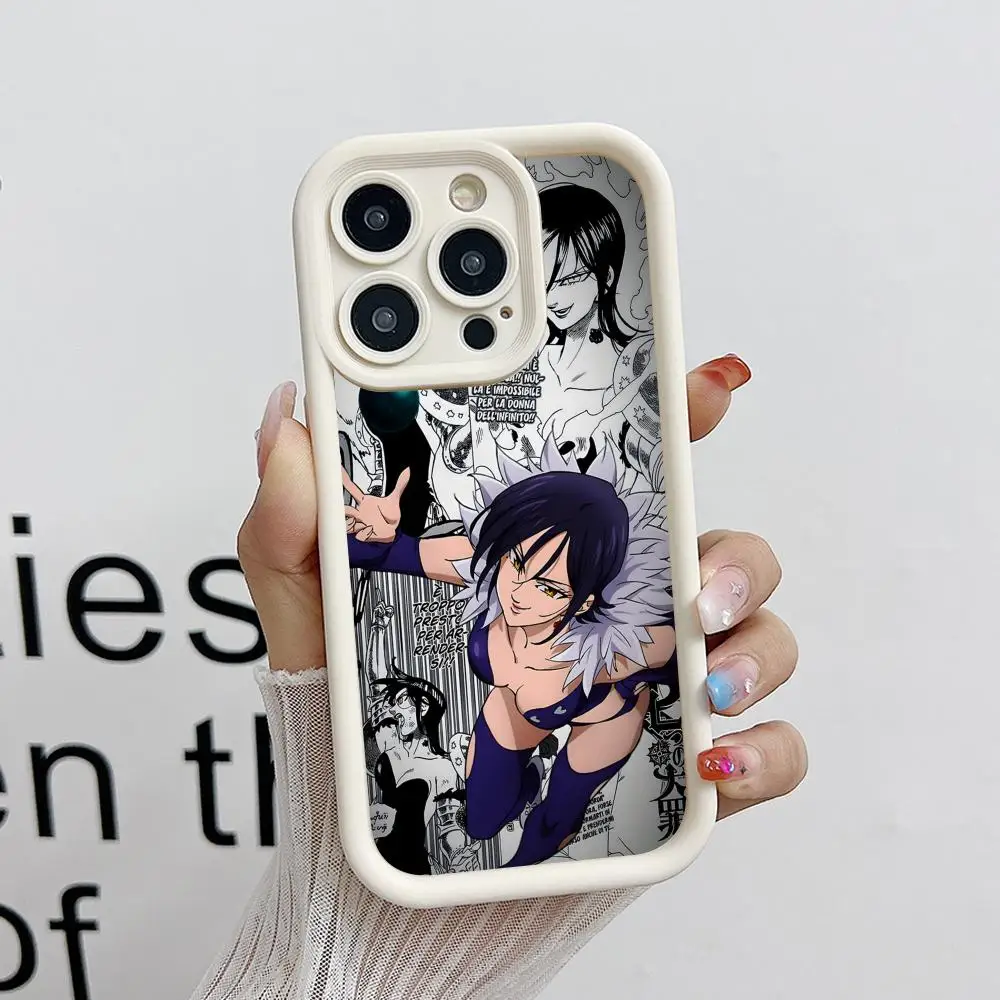 Seven Deadly Sins Merlin Phone Case for iPhone 17 16 15 14 13 12 11 Air Pro Max Plus White Soft TPU Shockproof Cover - view 5