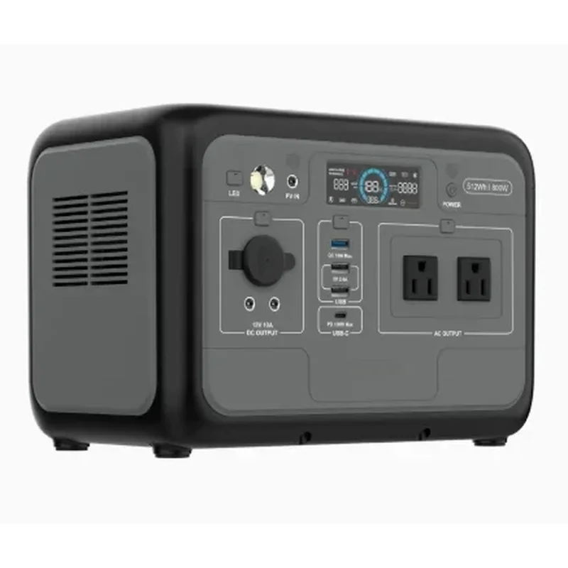 800W 1800W Portable Power Station With UPS Protection For Camping, Solar/Car Charging, Lithium Outdoor Emergency