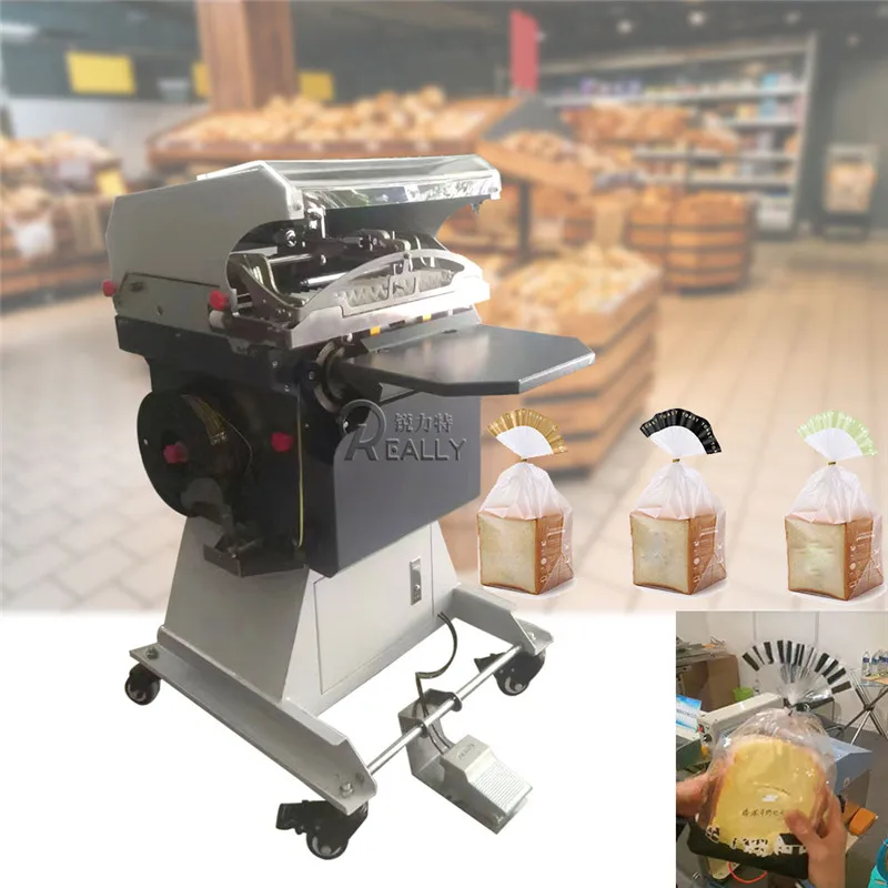 Plastic Bag Tying Machine Bread Bag Twist Tie Machine Supermarket Plastic Bags Packing Tying Machine