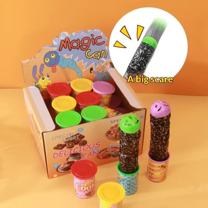 Funny Jump Spring Trick Can Prank Magic Surprise Toy For Halloween April Fools Day Party Gift