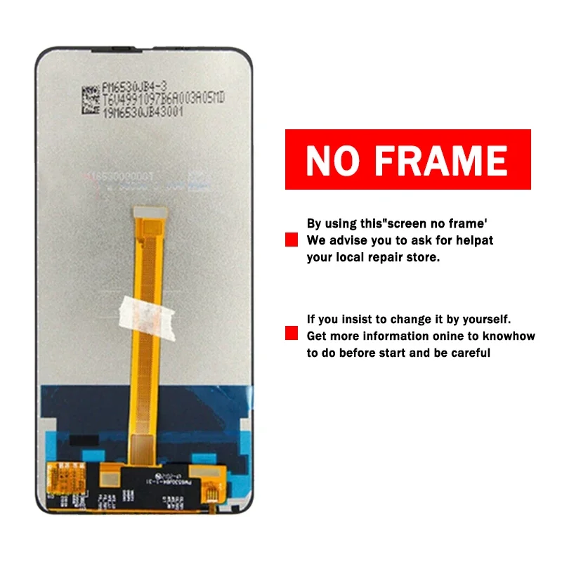 OneHyper Display Screen For Motorola Moto One Hyper XT2027 LCD Display Touch Screen Digitizer Assembly With Frame