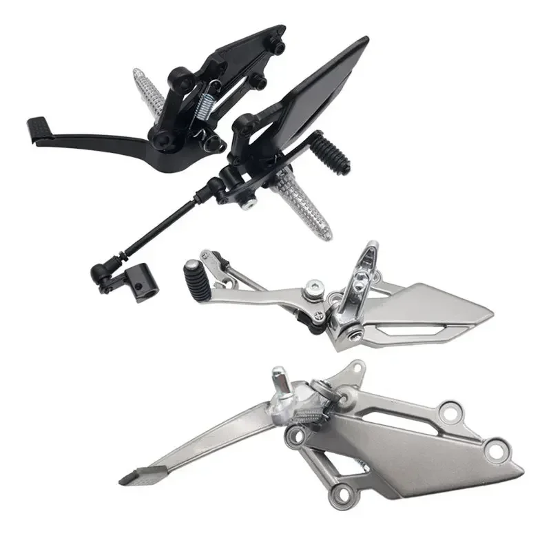 2x Motorcycle Shift Lever Frontset Foot Peg Bracket Footrest Pedal Shifter Racing For KAWASAKI NINJA 300/250/R Z250 Z300 EX250