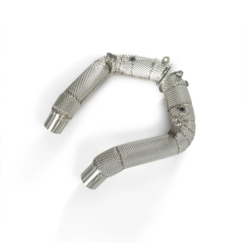 

High Flow Exhaust Downpipe for BMW M5 M6 F10/F15 4.4T 2012-2016 Stainless Steel Exhaust Modification Exhaust system