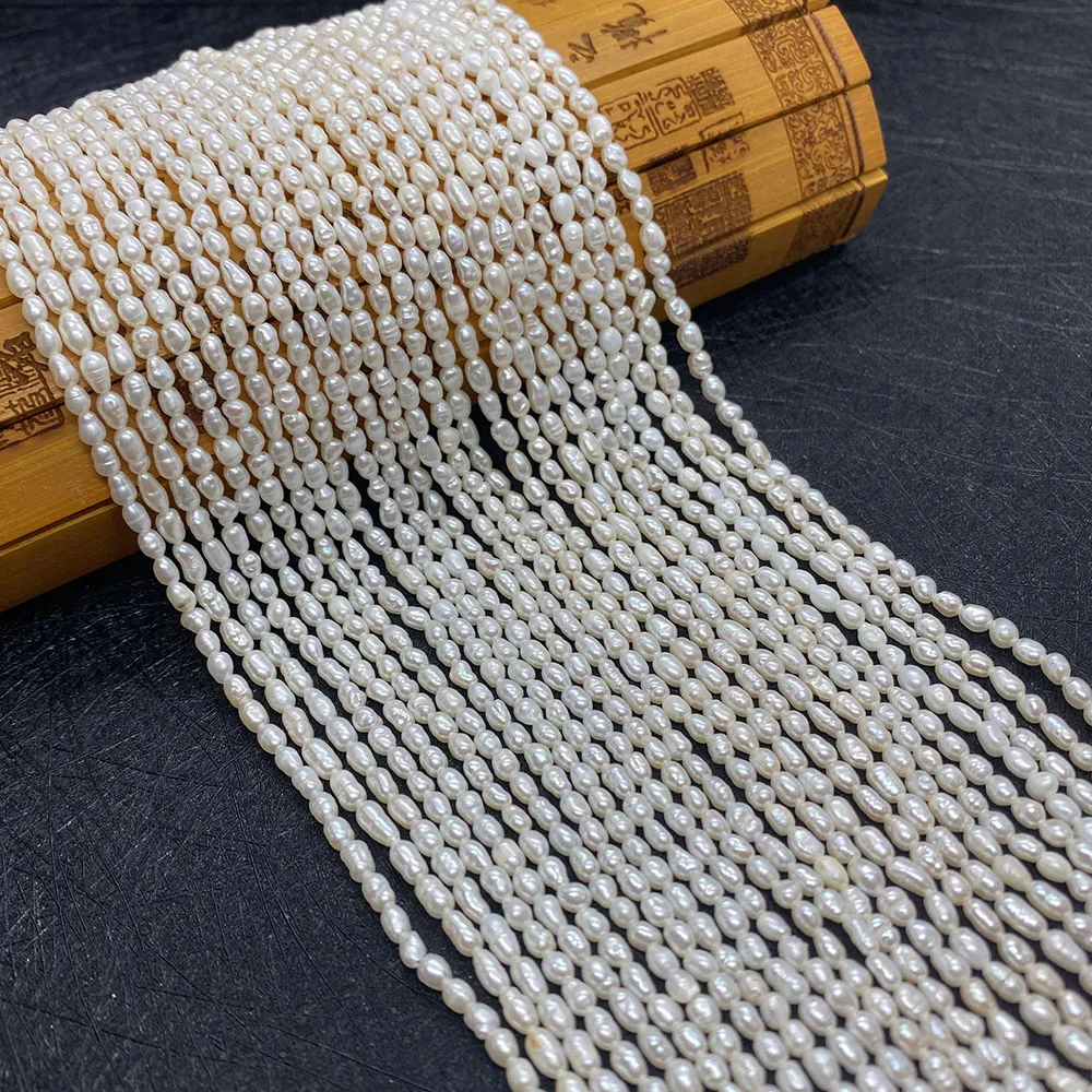 

2-13mm Natural Freshwater Pearl Beads Irregular Rice Loose Beads for Jewelry Making DIY Necklace Bracelet Earrings Accessories