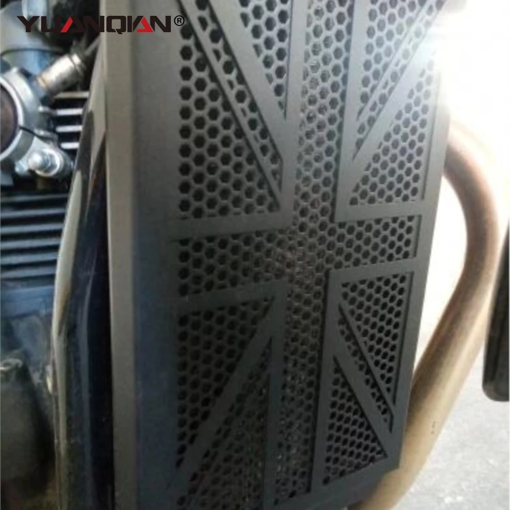 Motorcycle Radiator Guard Radiator Protector Cover Water Tank Shield FOR Bonneville T100 T120 Street Twin Thruxton 1200 R RS TFC