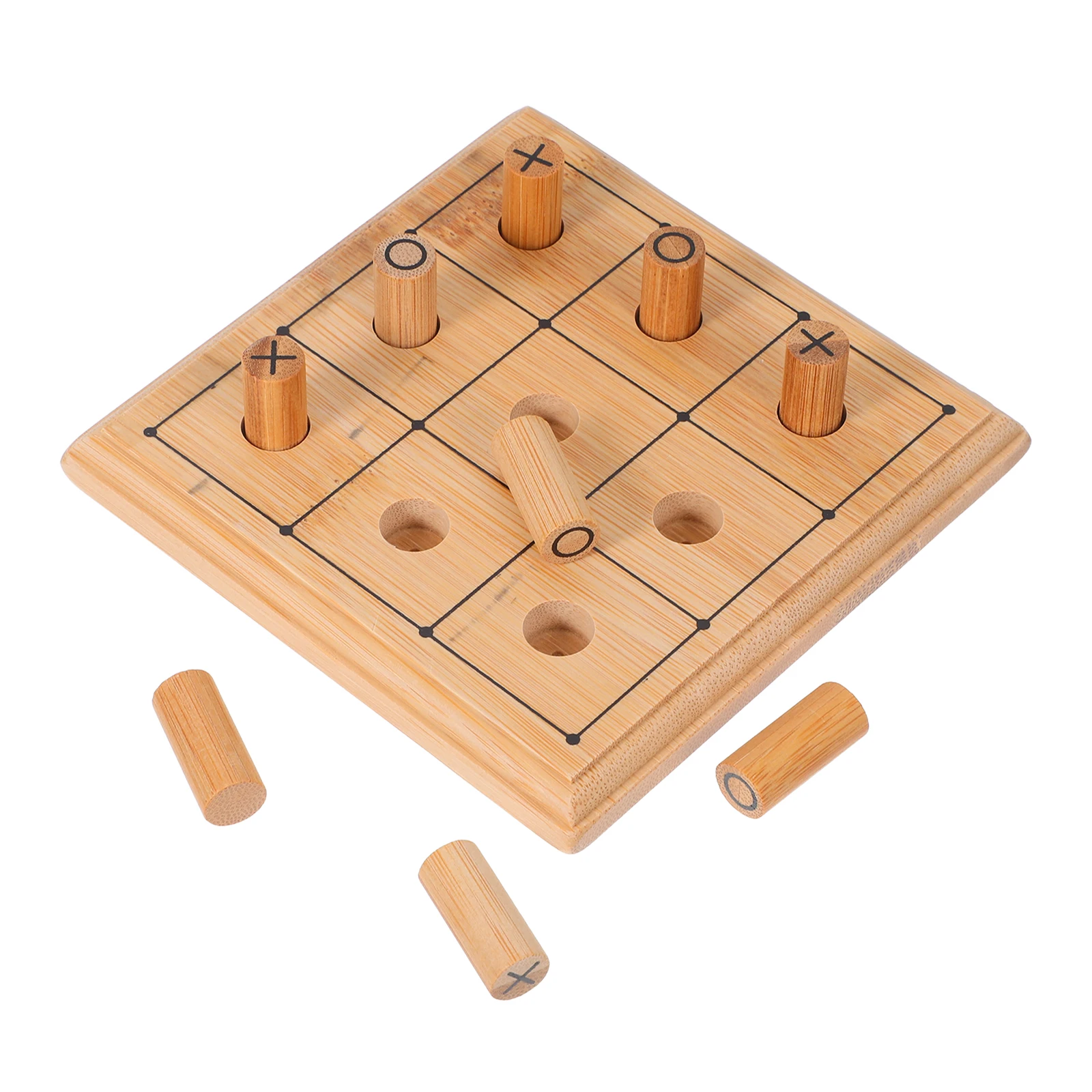 

Portable Tic Flying Discs For Chess Kids Game Indoor Tiny Learning Educational Toy Tiny Wooden Kids Toy Family Set