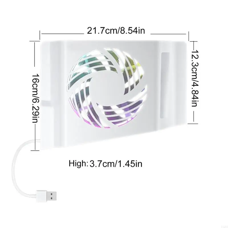 D5BB การกระจายความร้อนอัจฉริยะพัดลมเอฟเฟกต์แสงสีสันสดใสระบายความร้อนสำหรับ