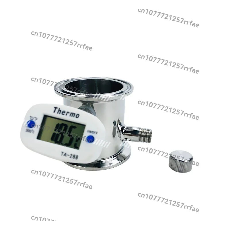 

with Thermowell Nipple,1.5"(38mm) FlangeOD50.5 for Distillation 1/4" Male Thread Rectification Module
