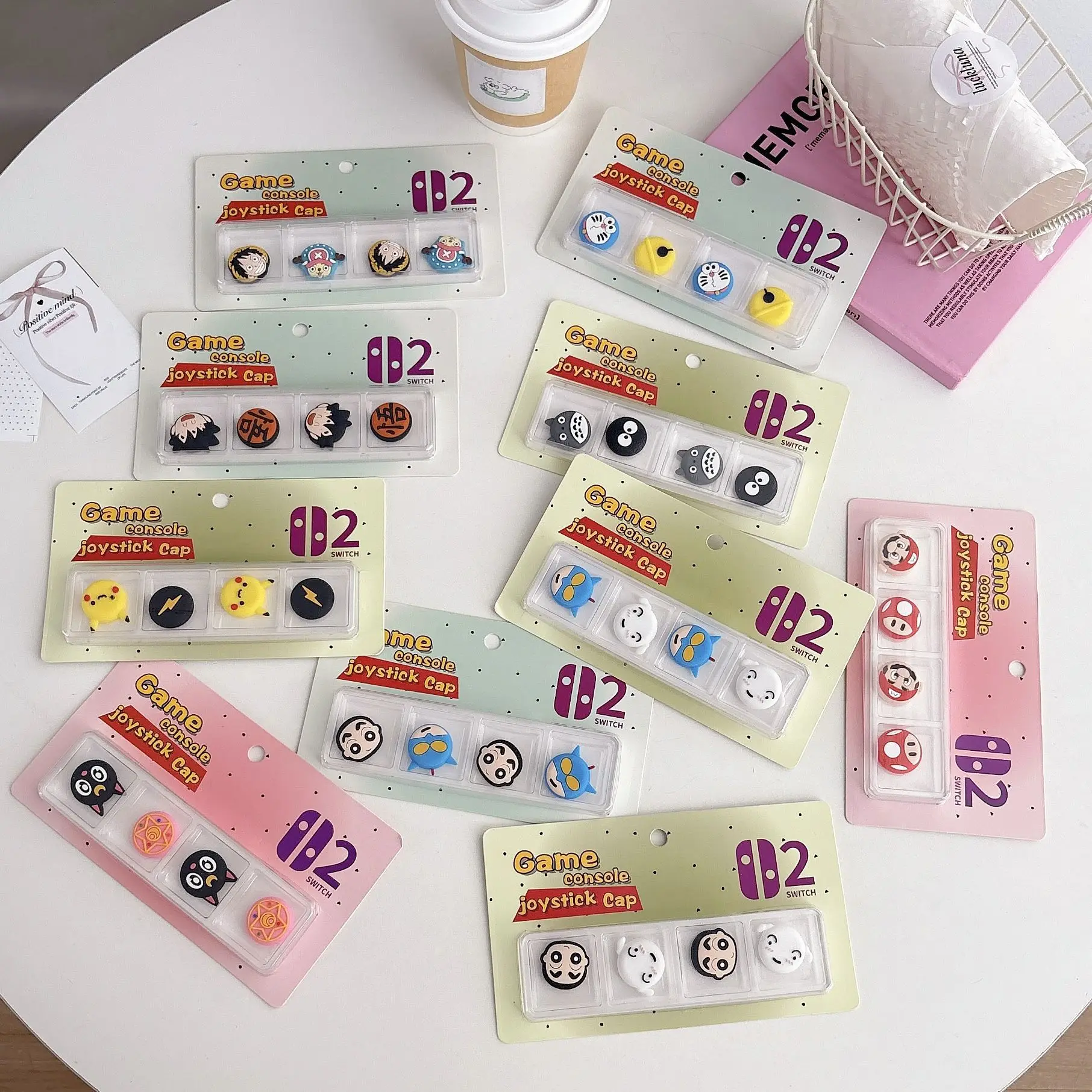 For Nintendo Switch 2 Silicone Joystick Cover NS2 Joystick Cap Protective Sleeve Handle Joystick Protective Cap