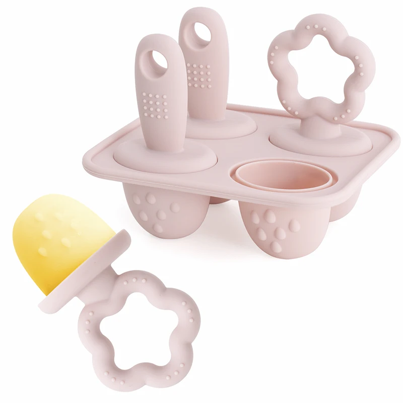 

Silicone Baby Popsicle Molds with Sticks, Baby's First Ice Pop Molds, Baby Food Container, Frozen Treats Maker Popsicle Maker