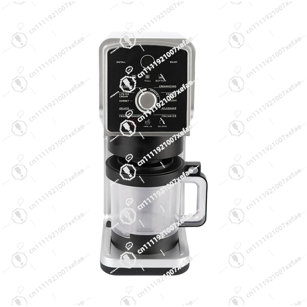 Compact, portable commercial ice cream machine for home use