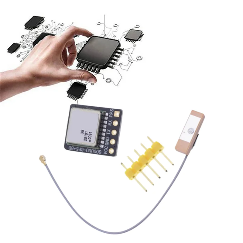 B47C نظام الملاحة لتحديد المواقع عبر الأقمار الصناعية U8 GPS + BDS وحدة الوضع المزدوج + هوائي التحكم في الطيران لاستبدال NEO-M8N NEO-6M