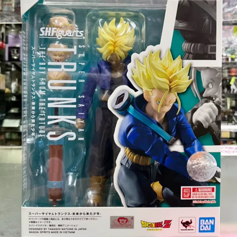 

Bandai S.h.figuarts Shf Dragon Ball Z Super Saiyan Trunks Future Boy Anime Action Figure Toy Gift Collection Model