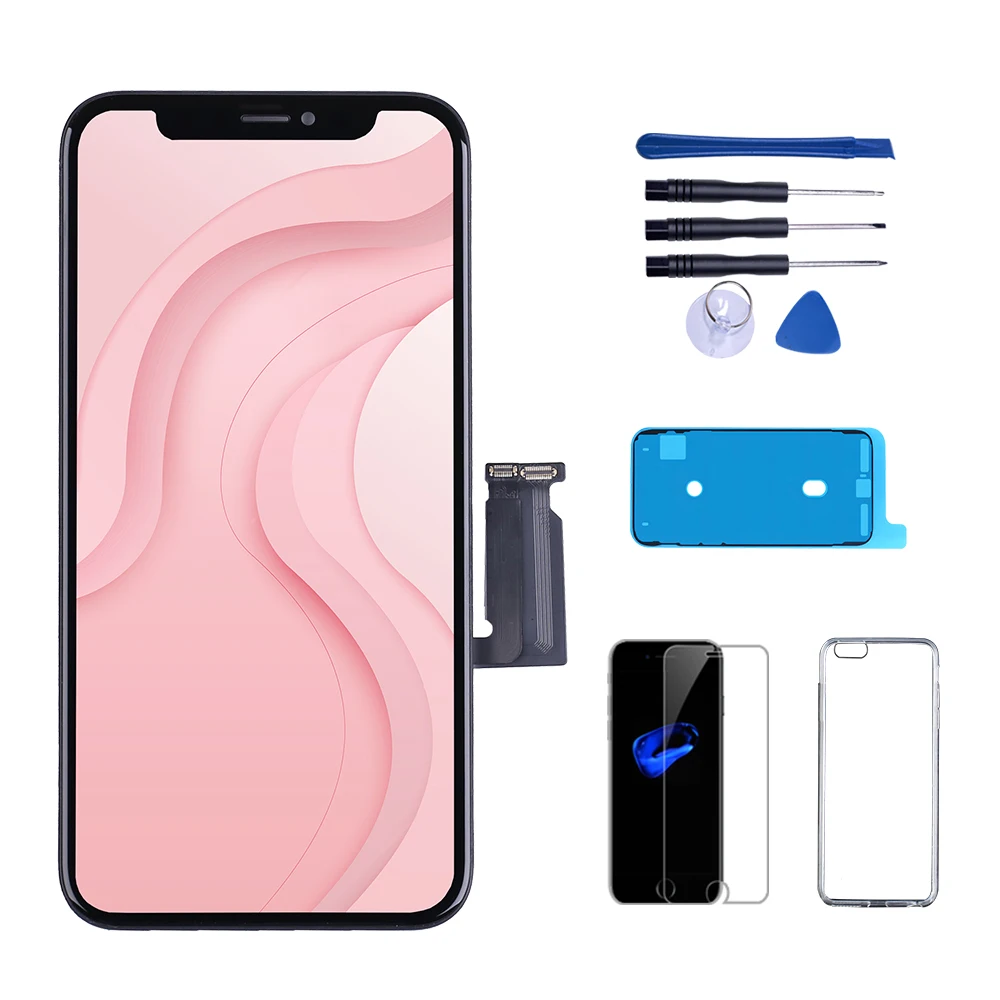 Wyświetlacz LCD Incell OLED do iPhone'a 5 6 7 8 X XS XR z ekranem dotykowym 3D Digitizer do iPhone'a 5S 6S 11 12Display — zdjęcie 2