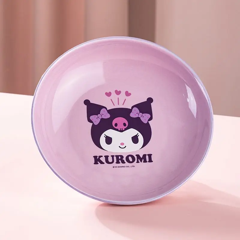 アニメハローキティクロミマイメロディポチャッコプレート家庭用セラミック食器漫画かわいい高価値ラウンドプレート卸売