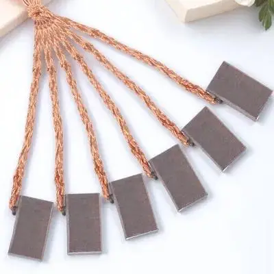 

6Pcs Carbon Brush Set Copper Electric Motor Replacement for Automotive Window Lifters Wiper Motors Carbon Brush Motor