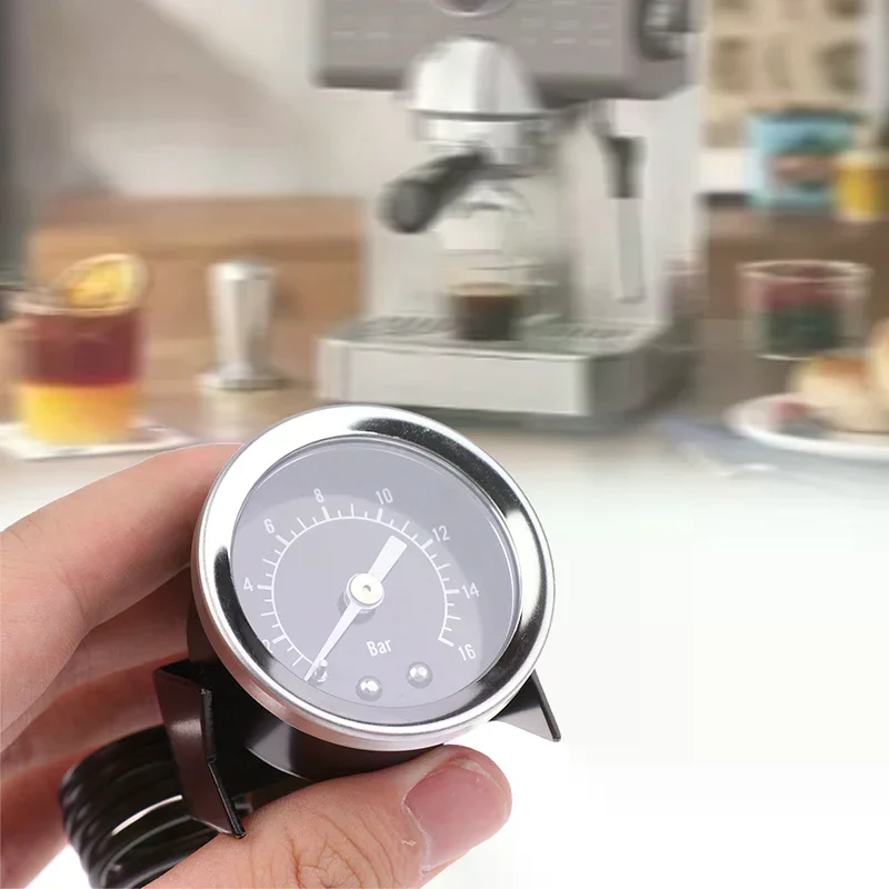 1pc High 16 Bar Pressure Gauge Suitable For Espresso Coffee Machines Y40 Steam Generator Pressure Gauge