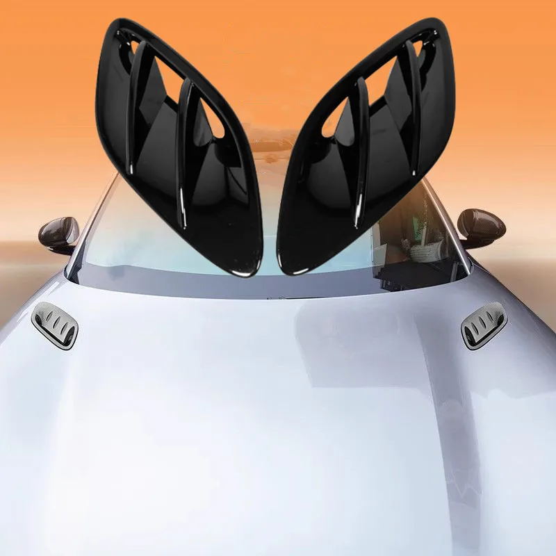 

For XiaoMi Yu7 Max 2025 Engine Hood Side Air Vent Protection Cover Front Hood Air Beflector Decorative Styling Accessories