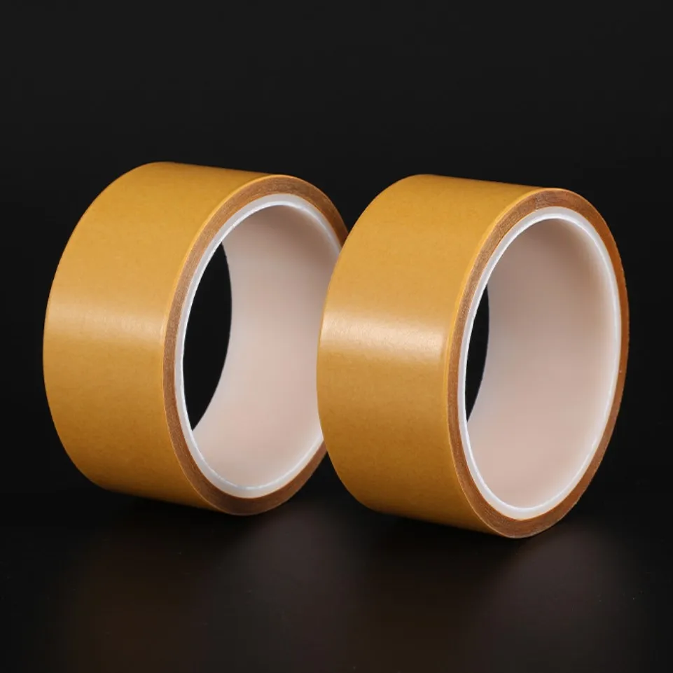 1PCS 10M/Roll PET Double Sided Super Sticky Adhesive Tape Heat Resistant 0.05mm Thick Transparent PET Strong Double Sided Tape