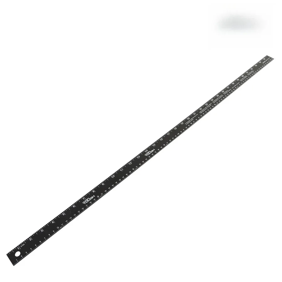 

36 inch Ruler, Bulk Aluminum Metal, Black