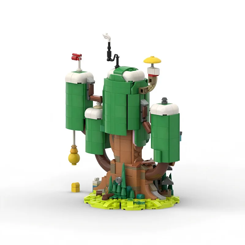 829PCS Adventure Time Tree House Building Blocks Finn & Jake Giant Tree House Model Bricks Creative Cartoon Construction Toy