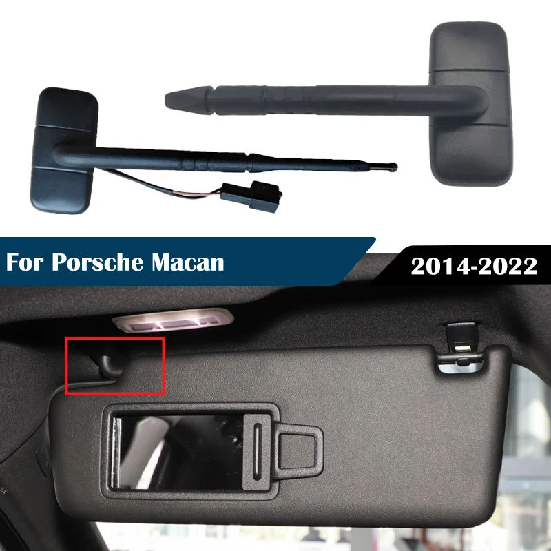 For Porsche Macan 2014—2022 BNW-LH Car Sunvisor Sun Visor Shade Arm Bracket Mount With Wire or not