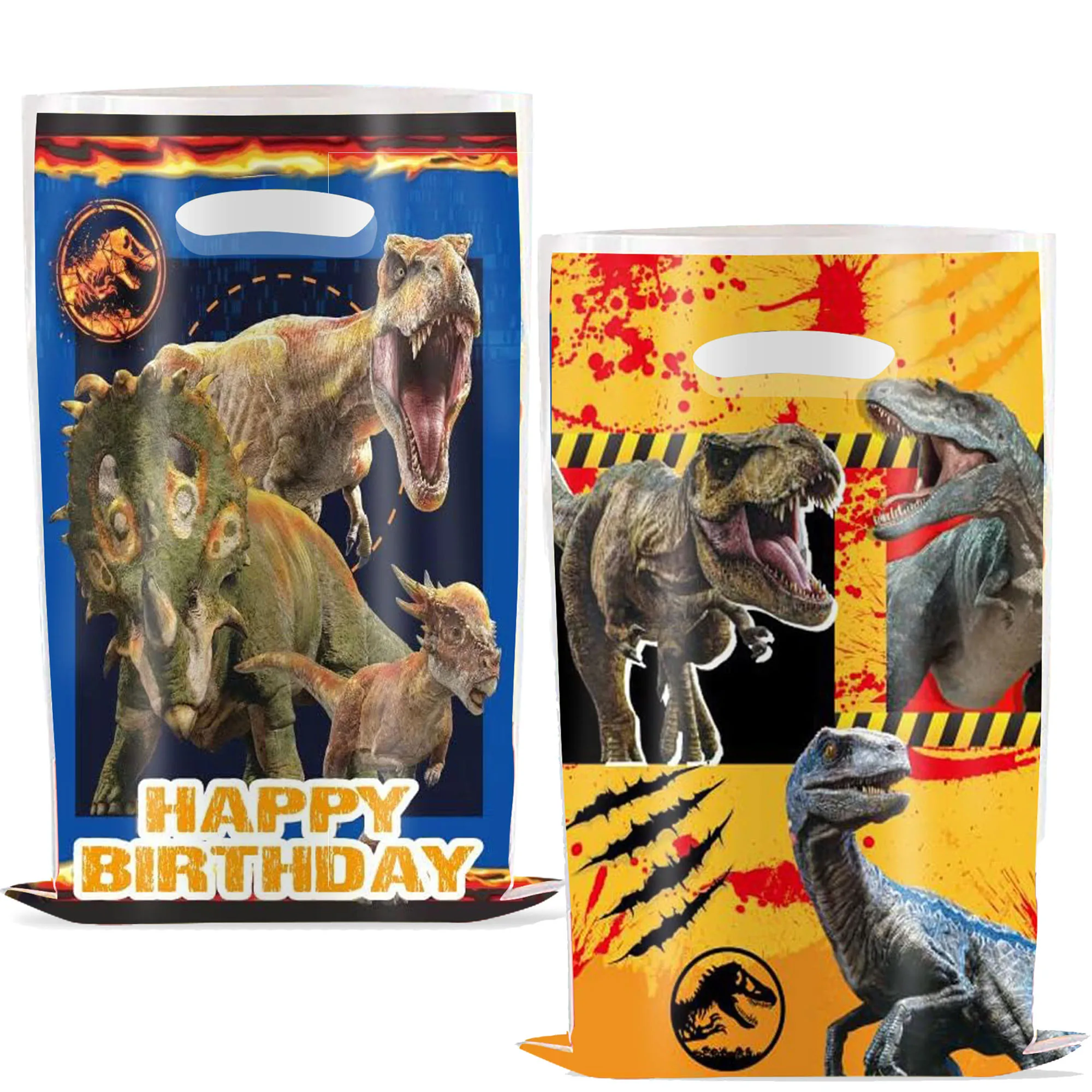 10/30/50Pcs Dinosaurs Birthday Party Supplies Gift Bags Candy Treat Bag for Dinosaurs Birthday Party Decorations Baby Shower