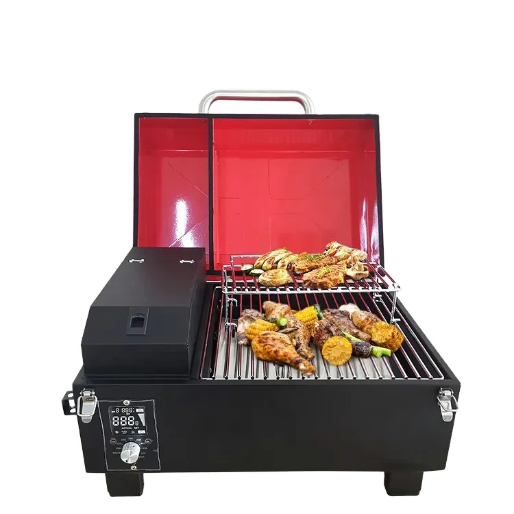 New Design Multifunctional 8 In 1 Outdoor BBQ Grills Iron Powder Coating Wood Pellet Barbecue Grill USA Europe oe New trend