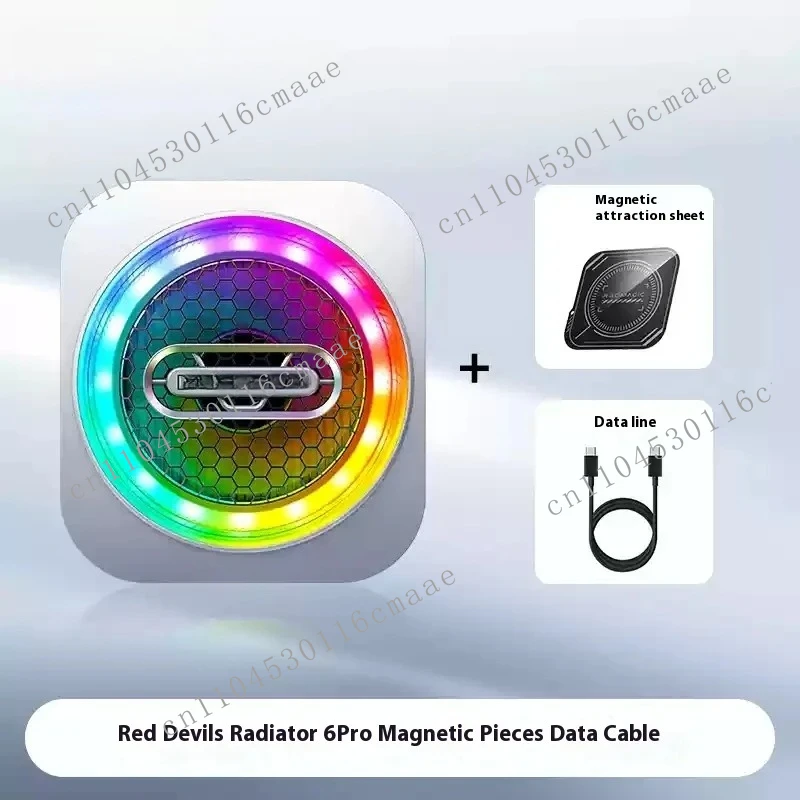 Magnetic 6pro Ice FunCooler Rgb  Led 30w RedMagic Cooler Semiconductor Heat Dissipation Cooling for Gaming Oneplus Phone