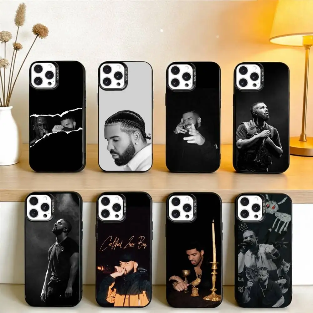

R-Rapper D-Drake Phone Case For IPhone 16 17 15 14 12 13 Pro Max Black Color Shockproof Cover